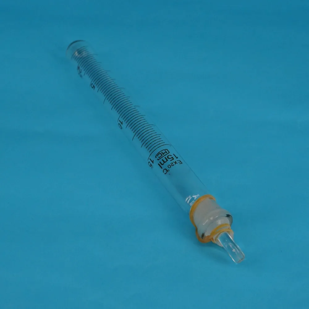 15ml Absolvierte Linie Lab Klar Glas Reagenzglas Runde Bottom mit Stopper