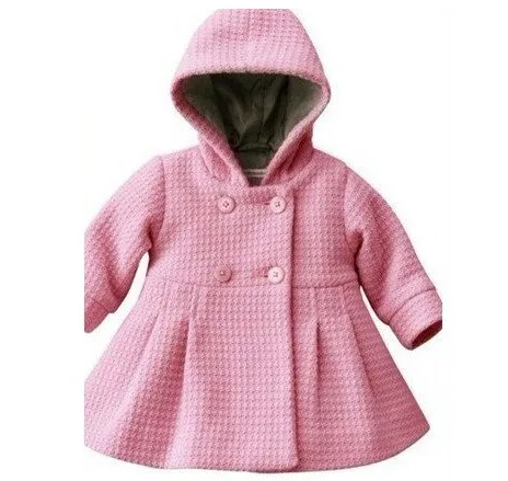 2018 Winter Baby Girls Coats Infant Jackets Trench Jacket Children Overcoat Bebe Poncho Girl Hooded Outerwear Newborn Clothes