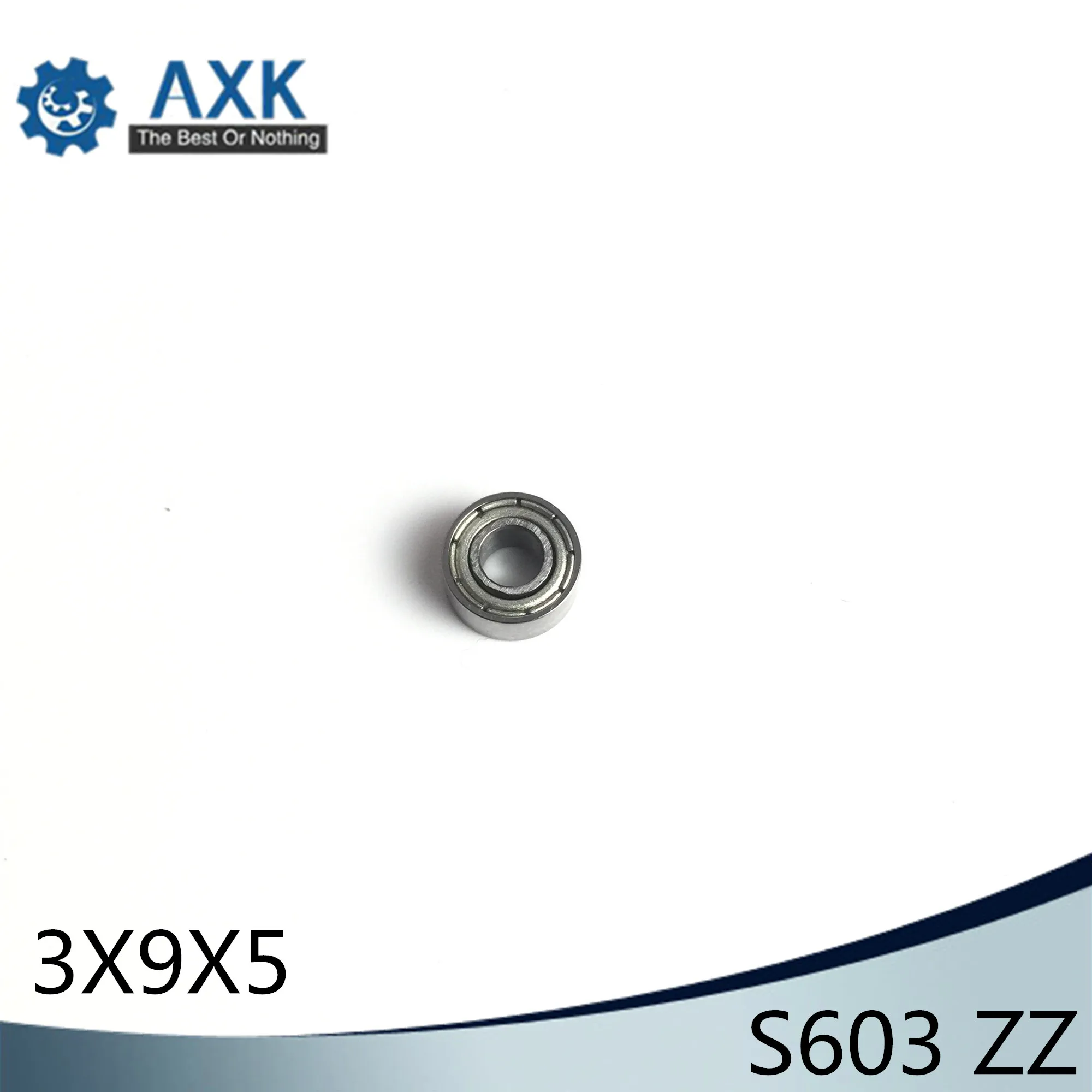 S603ZZ Bearing 3*9*5 mm ( 10PCS ) ABEC-1 440C Roller Stainless Steel S603Z S603 Z ZZ Ball Bearings