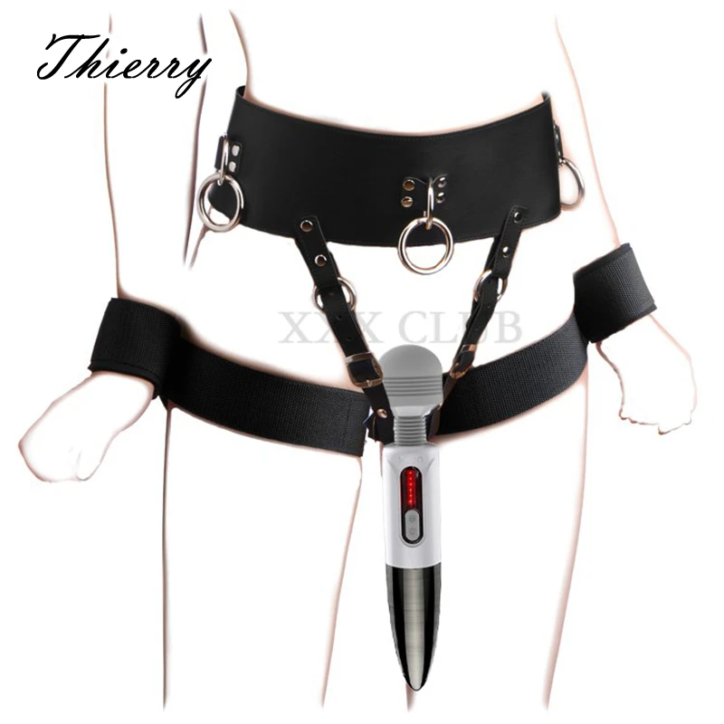 thierrry-forced-orgasm-restraint-kit-chastity-briefs-wtrap-device-av-vibrator-masturbation-belt-wrist-to-thigh-cuffs-bondage