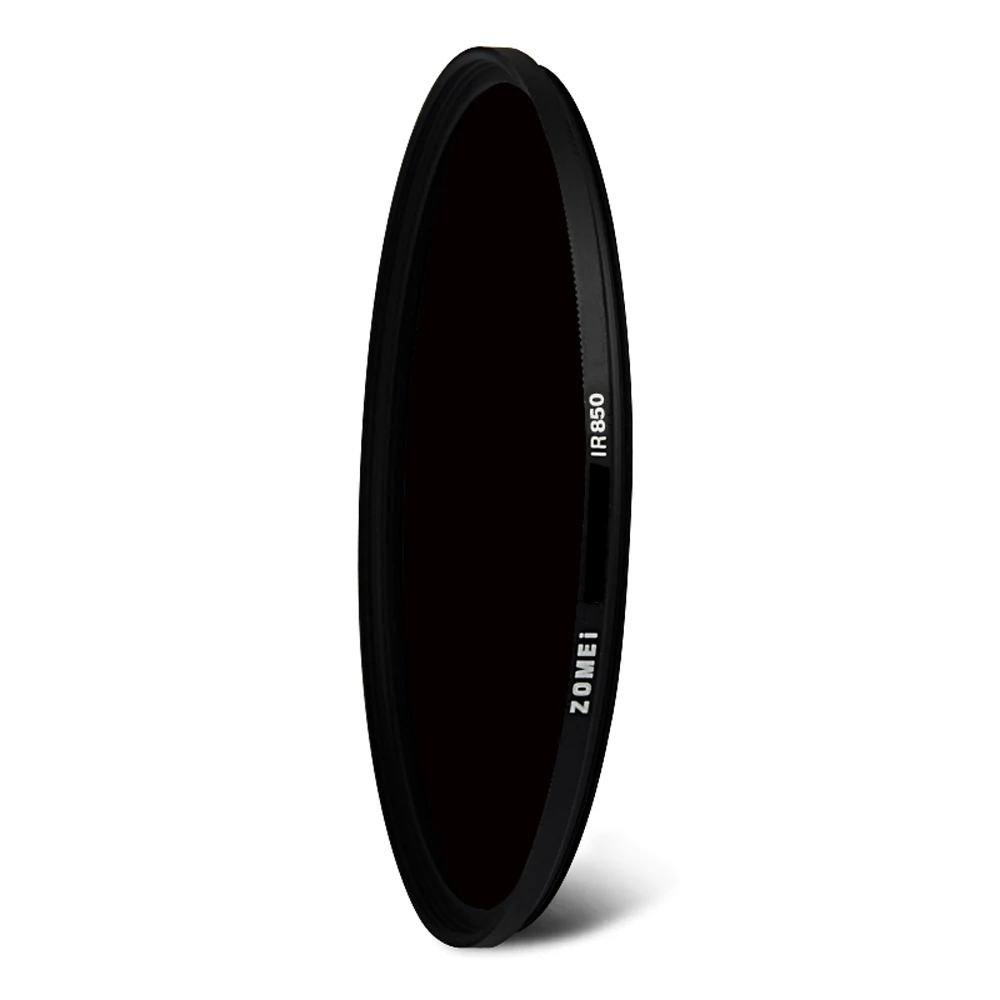 Zomei filtro infravermelho ir 680nm 720nm 760nm 850nm 950nm filtro ir 37mm 49mm 52mm 58mm 67mm 72mm 82mm para lente de câmera slr dslr