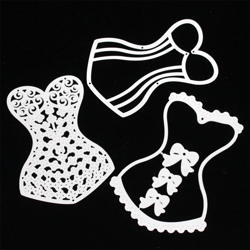 KSCRAFT Small Size Cute Corset Metal Cutting Dies Stencils for DIY Scrapbooking/photo album Decorative Embossing DIY Paper Cards
