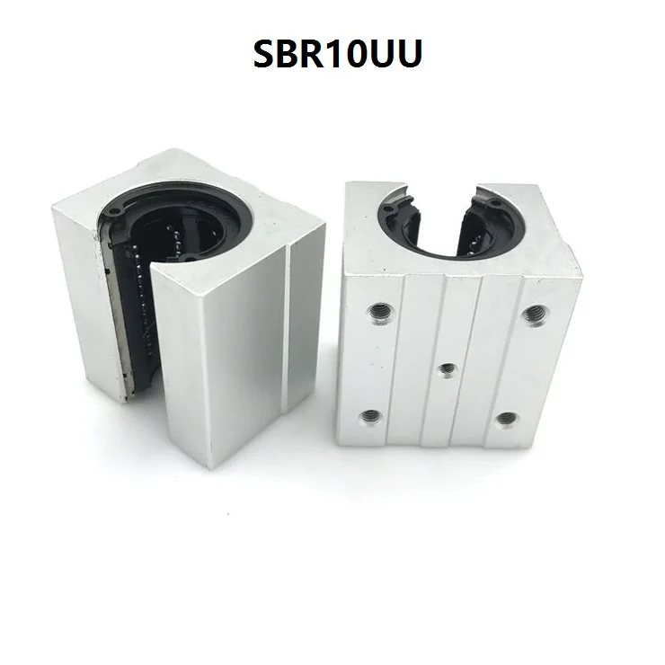 

10pcs/lot SBR10UU Open Type Linear Ball Bearing Sliding Block for SBR10 10mm linear guide rail CNC router SME10UU