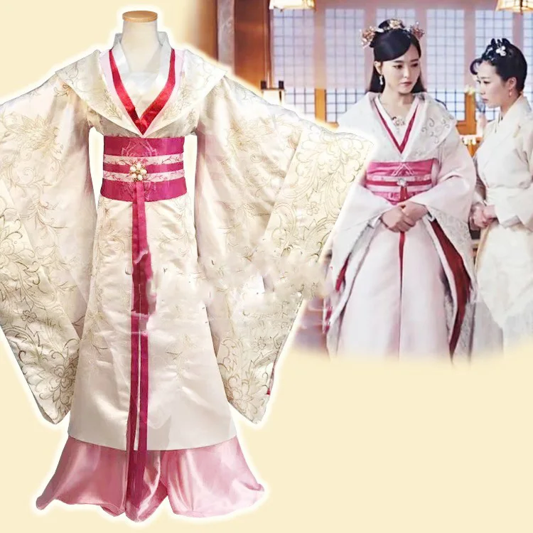 

Tang Yan Same Design Aesthetic Hanfu Costume for Newest TV Play The Princess WeiYoung Women's Hanfu Stage Performance Costume