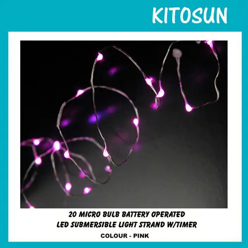 Micro guirlande lumineuse CR2032 fil d'argent, vente en gros