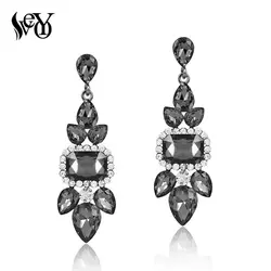 VEYO Bridal Earrings Rhinestone Trendy Wholesale Crystal Drop Earrings High Quality