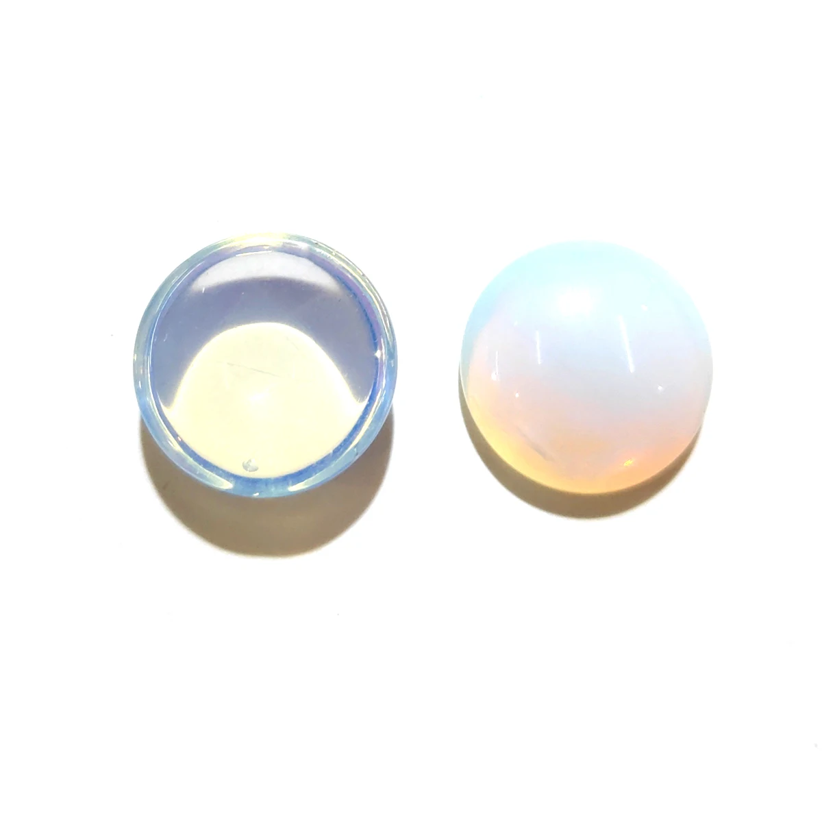 100 PCS Opal Natural Stones Cabochon 12mm 14mm 16mm 18mm 20mm Round No Hole For Making Jewelry DIY