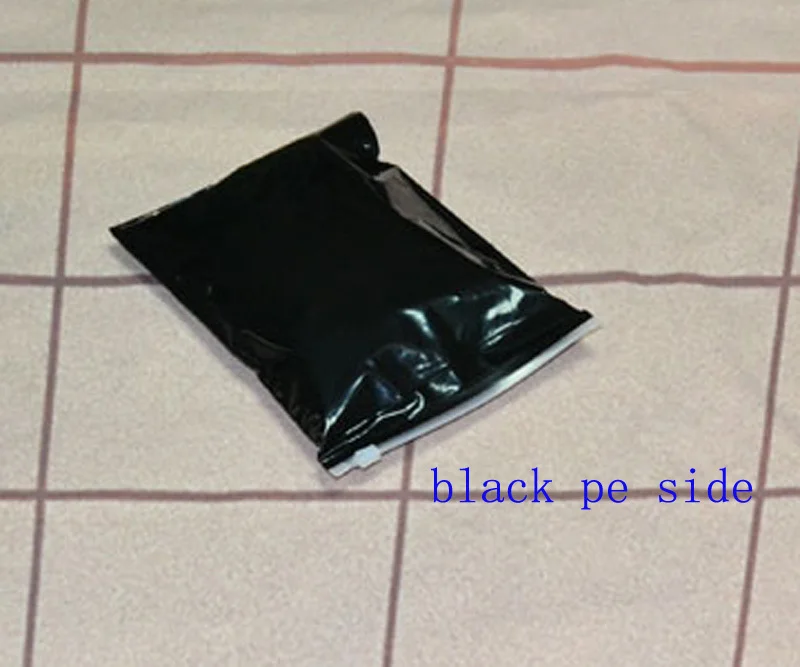 top seal slider clothes packing bag 15x20cm universal uses for briefs clear black PE bag 100pieces a lot