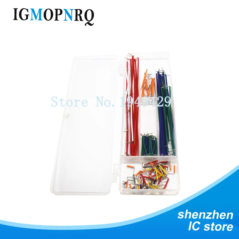 10strip = 140pcs Hot Sell 140pcs U Shape Solderless Breadboard  Cable Wire Kit Shield For raspberry