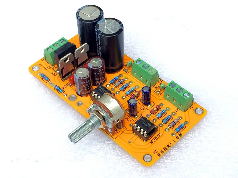 

Music Fax A1 Dual op amp NE5532 Preamp fever Tone board Pre-class