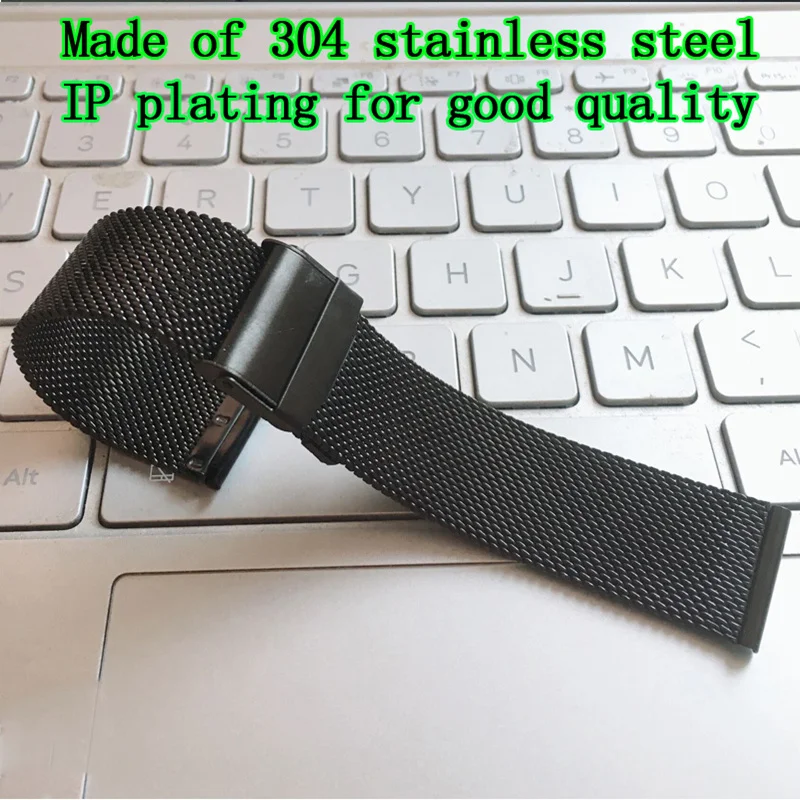 New Milanese Loop Band for DW Watch 20mm 18mm 304 Stainless Steel Sport Watch Strap Belt Metal Wristwatch Bracelet Replacement