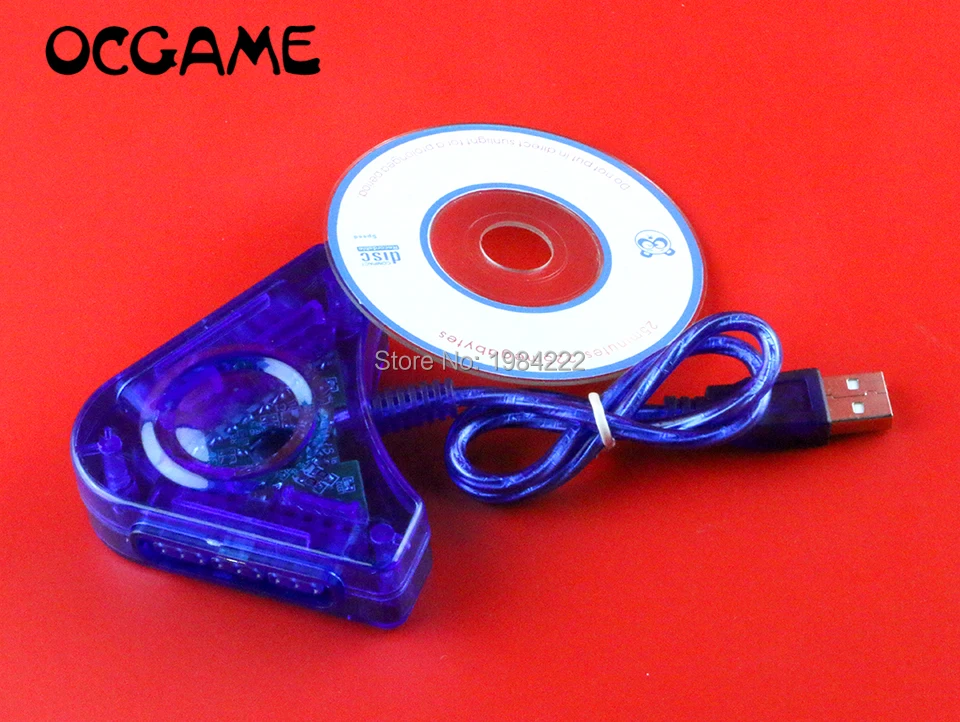 1pc For PS2 USB Dual Controller to PC Adapter Converter Consumer Electronics Gaming Accessories