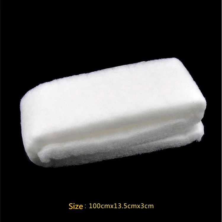 100cm Length Biochemical Filter Sponge White Cotton For Aquarium Fish Tank 3cm Thickness Filter Accessory Filter Midea