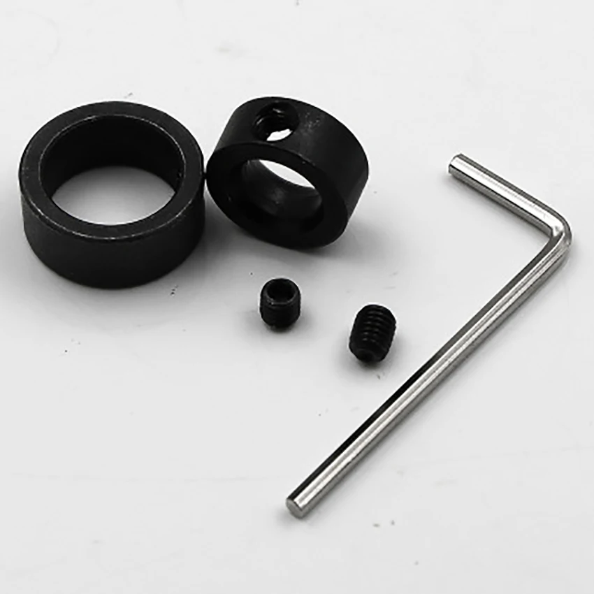 8 pces 3-16mm bit limite anel carpintaria broca profundidade posicionador brocas localizador + chave kit ferramentas de combinação de aço carbono alto