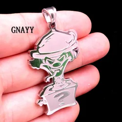 GNAYY Jewelry  ICP Pendant clown Juggalo Grade Stainless Steel Men's Hip-Hop Charms Pendant Necklace with 30 inch chain
