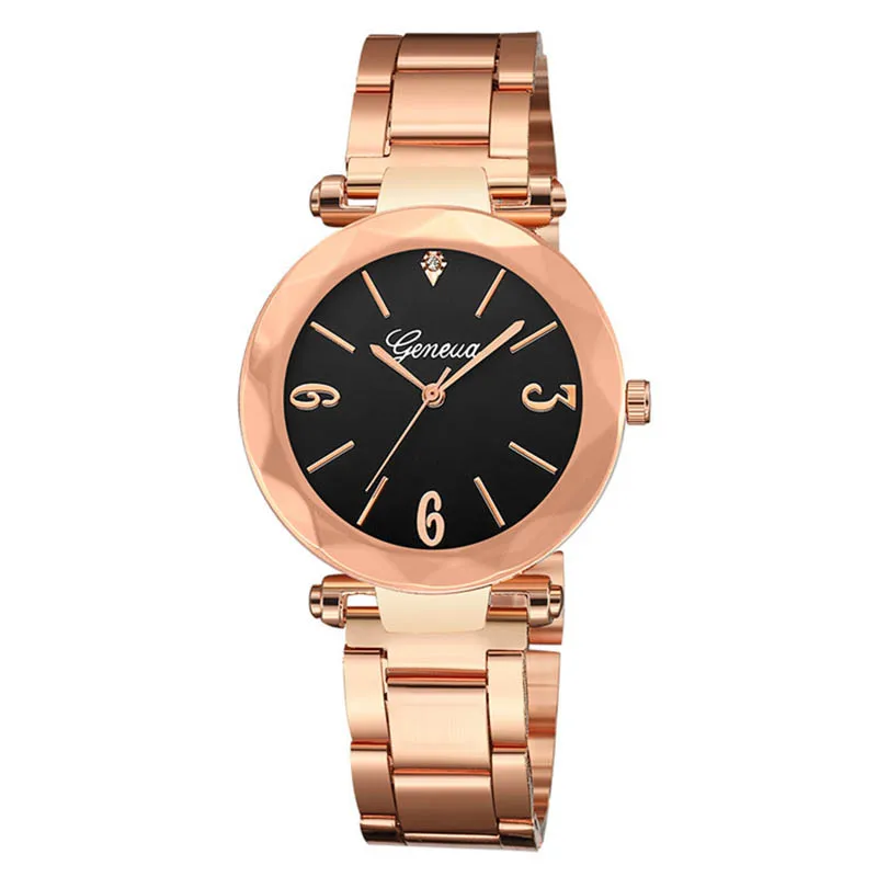 Top Brand Luxury Watches for Women Fashion Stainless Steel Watch Geneva Casual Dress Ladies Wrist Watch Clock Reloj Mujer 2023