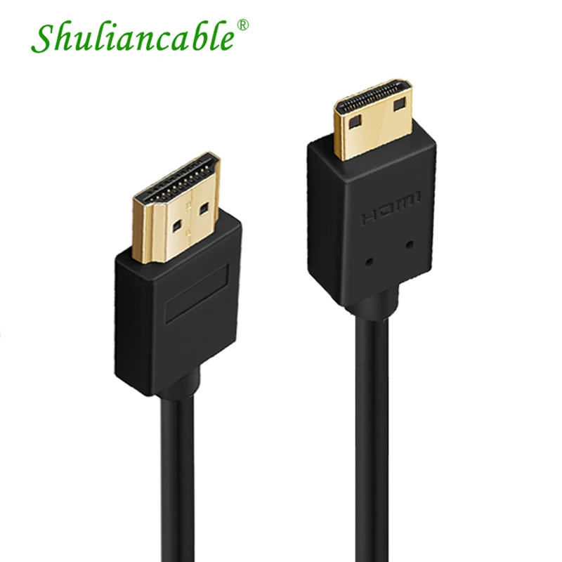 Shuliancable-オスa-オスc hdmiケーブル,1080p,3d,テレビ/ディスプレイ/タブレット/ノートブック/カメラ用,高速,ミニhdmiケーブル1m 1.5m 2m 3m