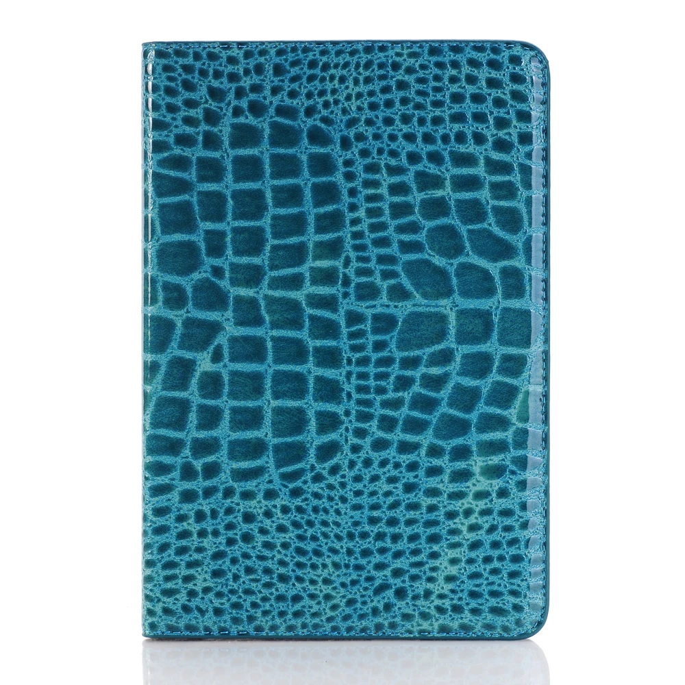 For iPad mini 1 2 3 Case Crocodile PU Leather Fashion 7.9 inch Smart Cover for Women Girl Folio Stand Support Card Holder