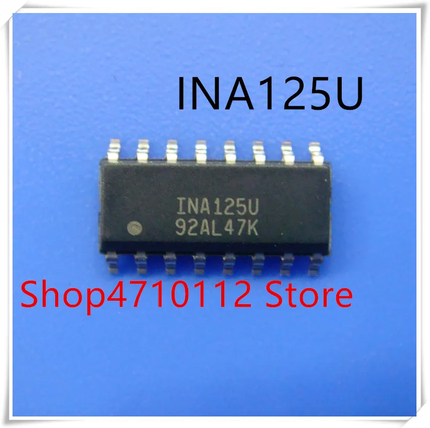 

Новый 10 шт./лот INA125UA INA125U INA125 SOP16