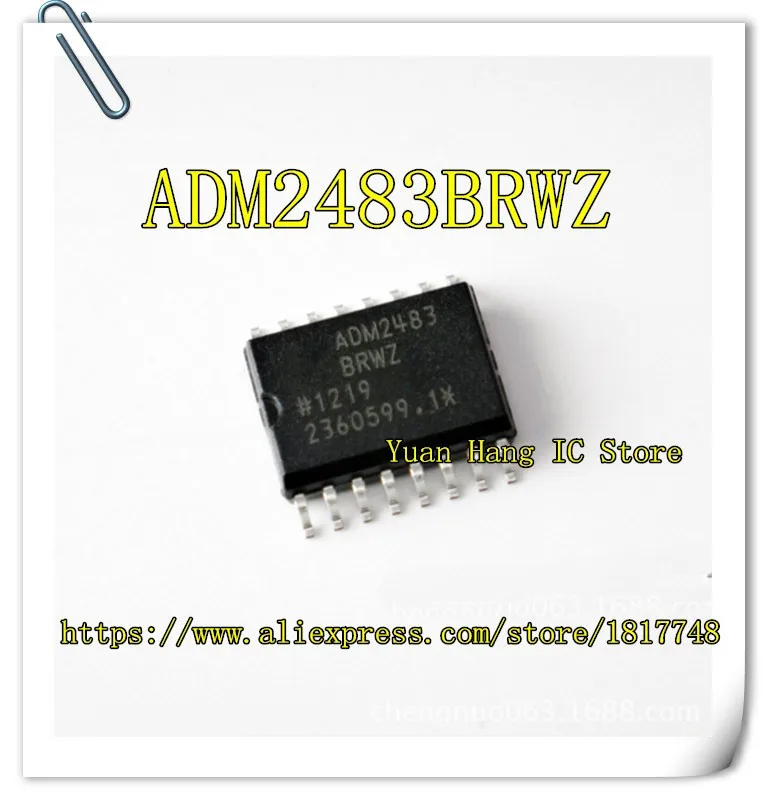 10 قطعة ADM2483BRWZ ADM2483BRW ADM2483 BRWZ SOP-16 الإرسال والاستقبال RS-485/RS-422 جديد الأصلي