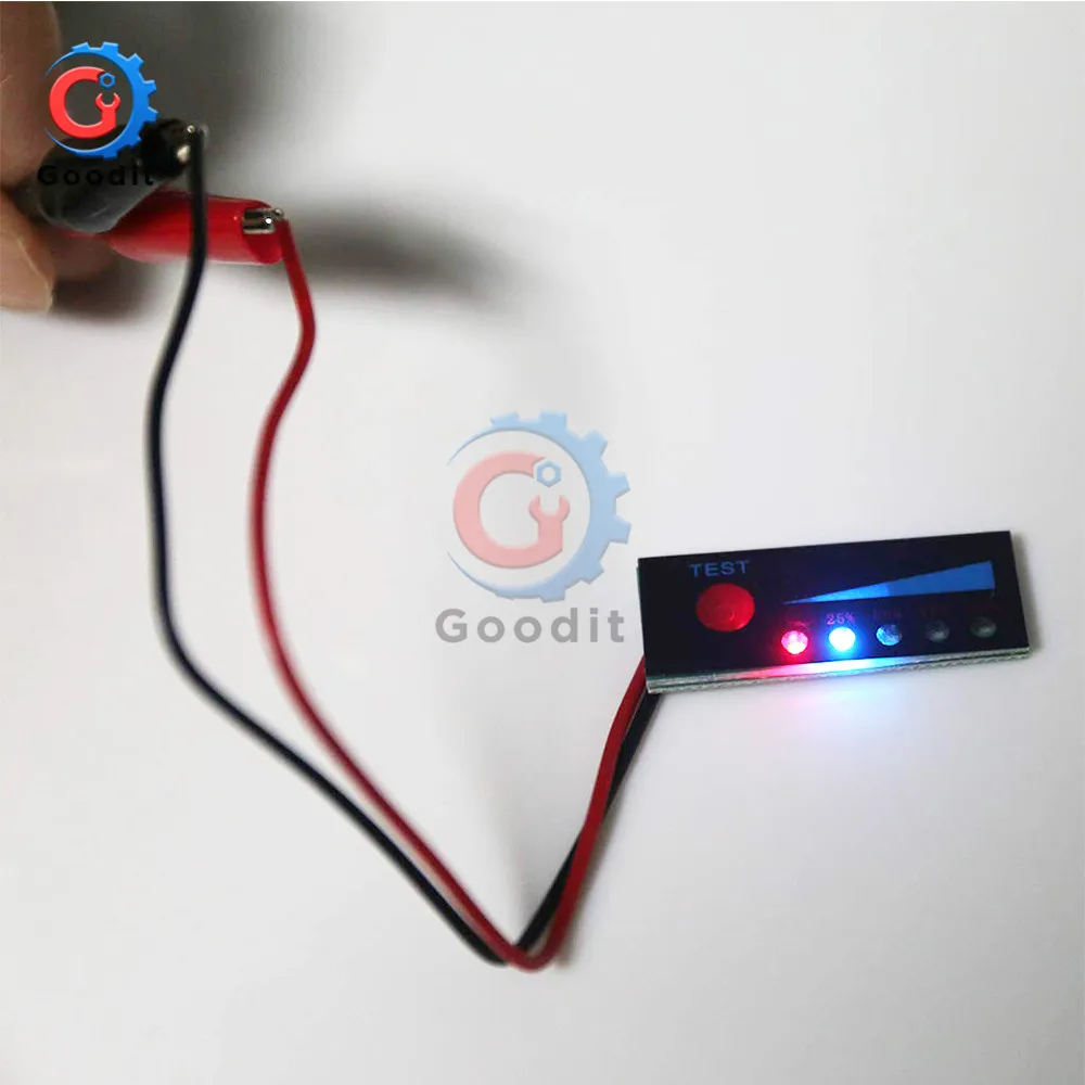 1S 2S 3S 4S 5S 6S 7S 18650 Li-ion Lipo Lithium 12V Acid Battery Level Indicator Tester LCD Display Meter Module Capacity