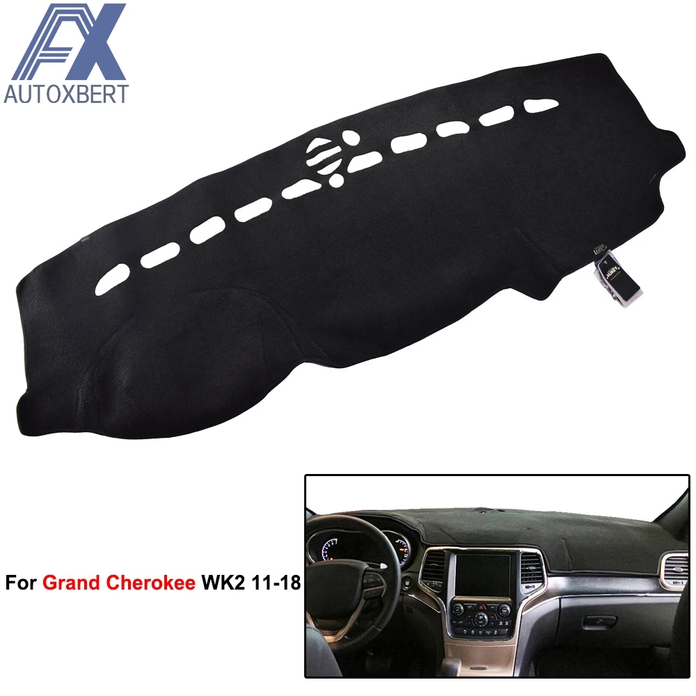 

Солнцезащитный козырек для приборной панели AX Xukey, чехол для Jeep Grand Cherokee WK2 2011- 2015 2016 2017, чехол для приборной панели, коврик для приборной панели