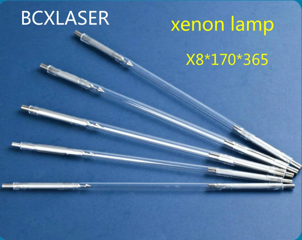 

BCXLASER Xenon Krypton Lamp 8*125*270 8*140*280 9*170*315 6.5*100*250 for YAG Fiber Laser cutting machine