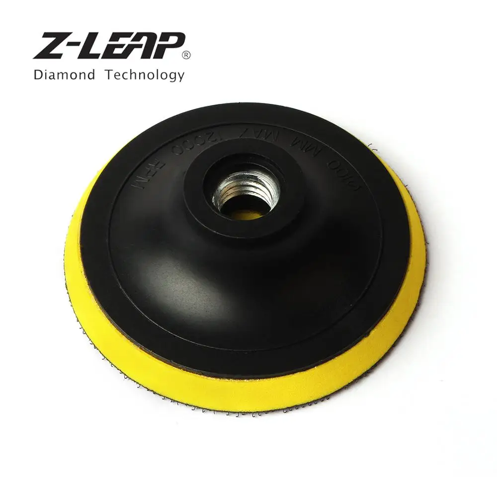 Z-LEAP 4 Inch 5/8-11 Polishing Plate Car Cleaning Tool Backing Buffing Pad Hook And Loop Adhesive Backer Plate For Polisher