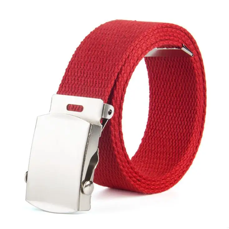 Children High Quality Canvas Belt Men Women Jeans Top Casual Luxury Strap Belts Boys and girls Jeans Waist Belts Cummerbund