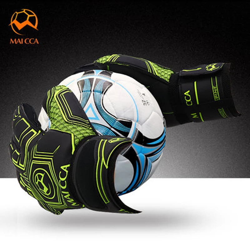 Adult Professional Football Goalkeeper Gloves Goalie Gloves Men Soccer Glove Finger Protector Latex