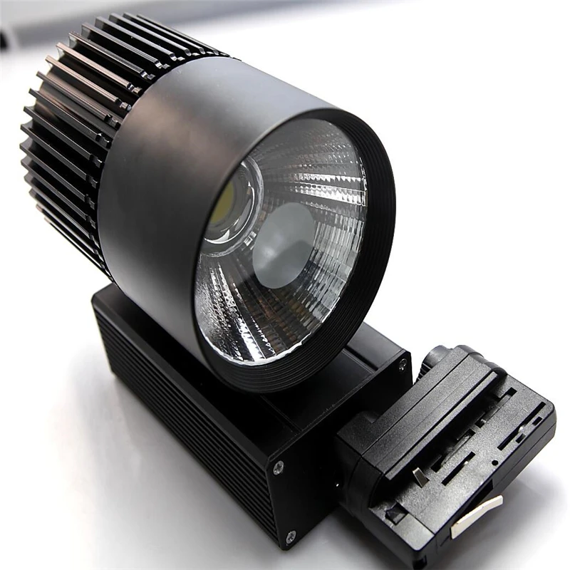 Imagem -02 - Cob Led Track Light Rail Spotlights Track Lamp Tracking Fixture Spot Lights Bulb Loja Loja Mall Exposição 30w 40w