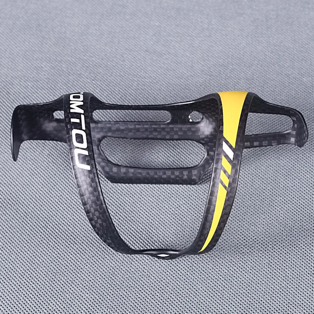 TOMTOU High Quality 1 Pcs Cycling Mountain Bike Water Bottle Holder Cage 3k Carbon Bicycle Bottle Holder Bike Accessories