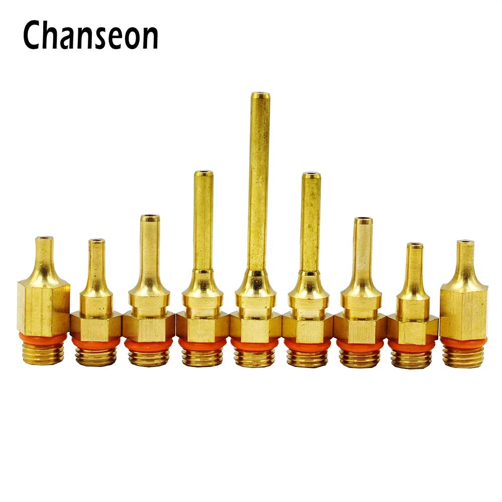 Chanseon Hot Melt Glue Gun Long Nozzle Copper For 40W 60W 80W 100W 150W Glue Gun 2.0x70mm 2.0x50mm 3.0x38.5mm 2.0x32mm