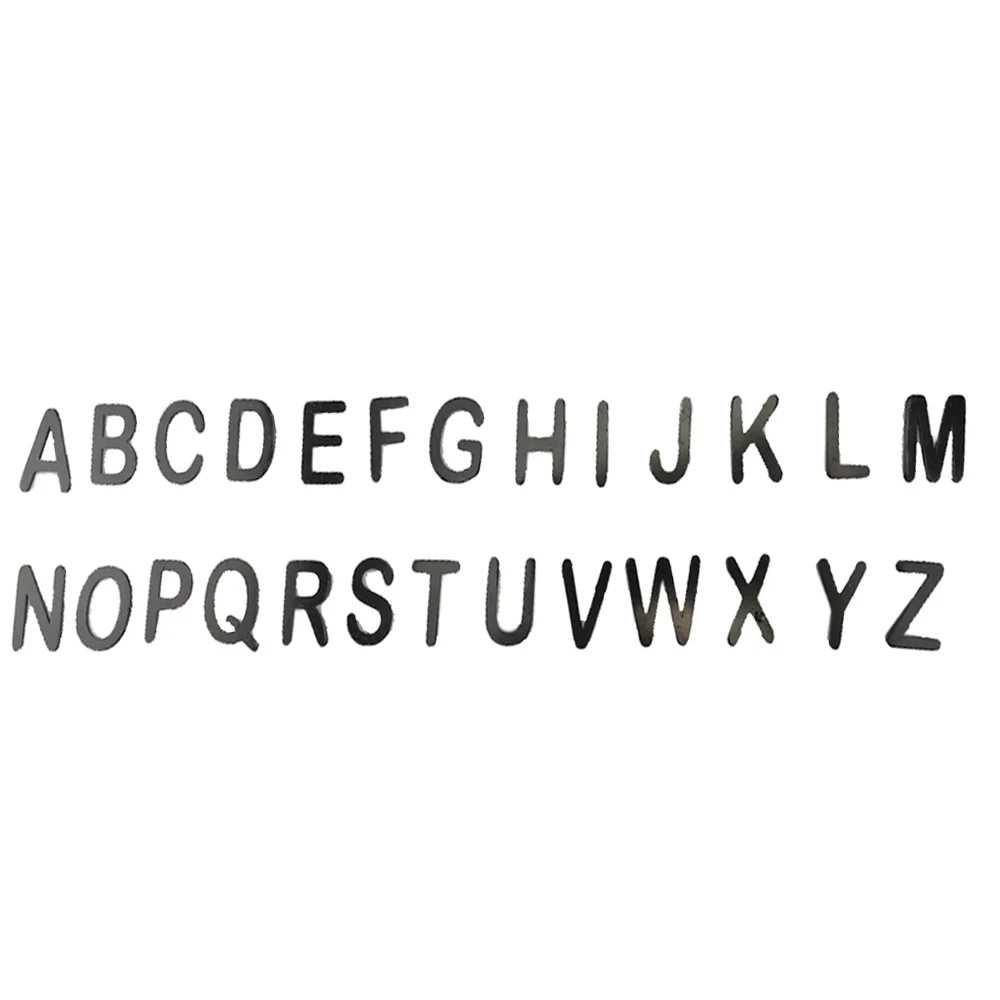 Black Metal Letters with magnet