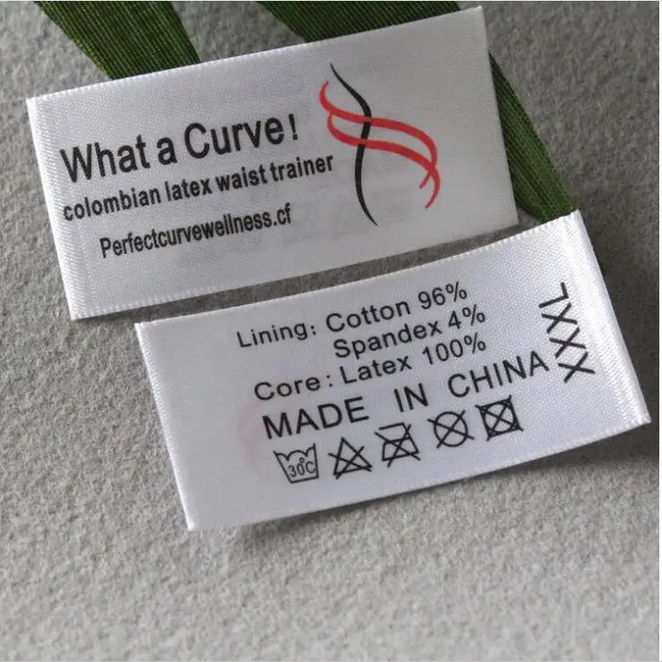 

Wholesale Customized clothing garment tags washable woven labels brand name labels logo woven tags width below 2.5cm