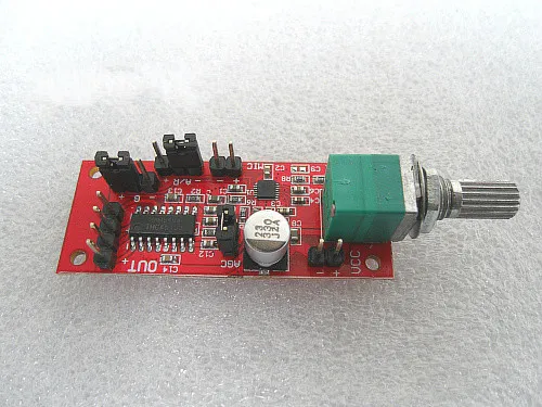 MAX9814 Electret microphones amplification board With Pam8406 amplifiers AGC Function