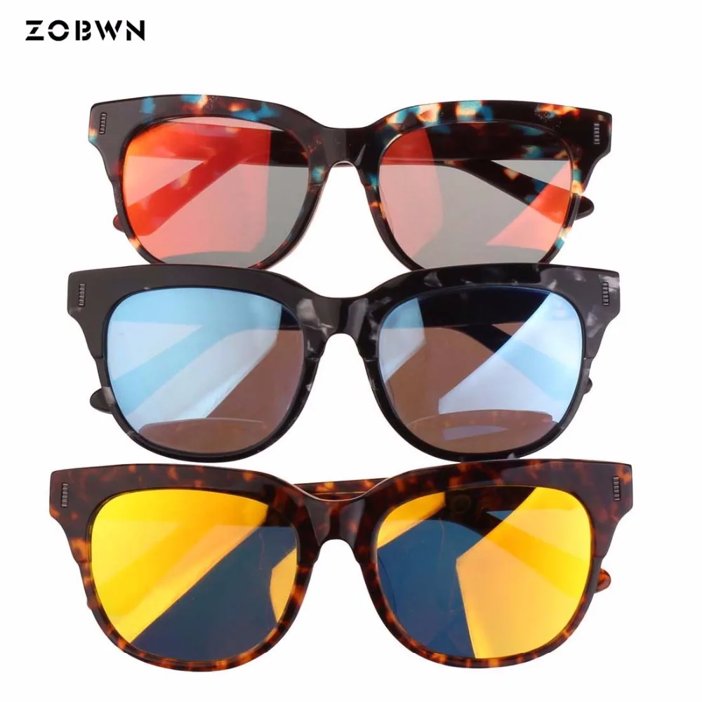 Mix wholesale Fashion Sunglasses Men American style Brand Designer round Sun Glasses masculino Male Optical Glass Lens de sol