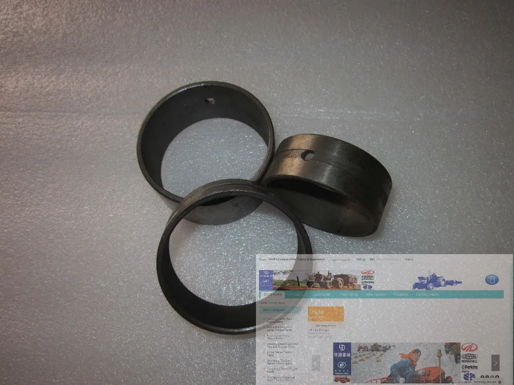 Set Camshaft Bushing untuk Jiangdong JD490BT JD495BT dan Traktor Seperti Jinma, Luzhong Seri, Nomor Bagian: JD4102.2.1-3