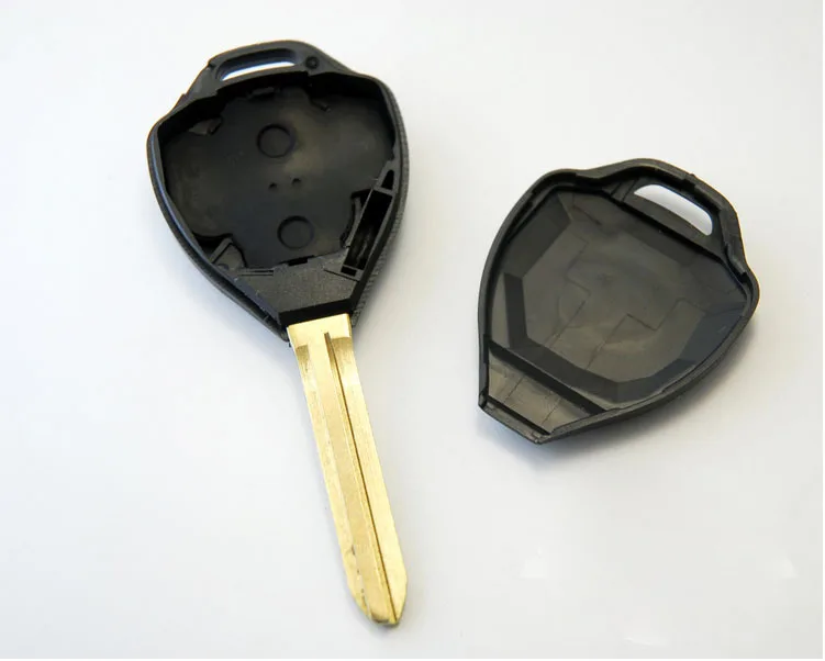 Remote Key Shell Case for Toyota Corolla RAV4 Yaris Avensis Avalon Echo Prado 2 Buttons Keyless Fob Cover Housing