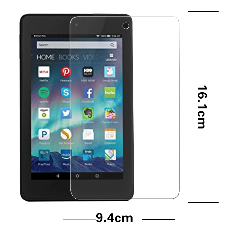 

Best Anti-shatter tempered glass film For Amazon Kindle Fire HD 6 HD6 6.0" tablet LCD Screen Protector Film HD protective films