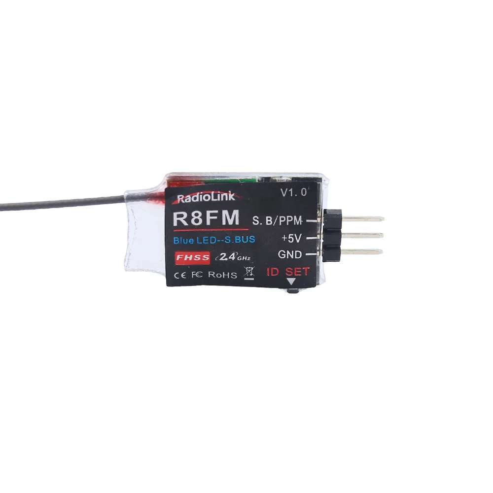 Radiolink 2.4GHz R8FM 8CH RC Receiver Super Mini Support SBUS PPM Signal for T8FB/T8S Transmitter