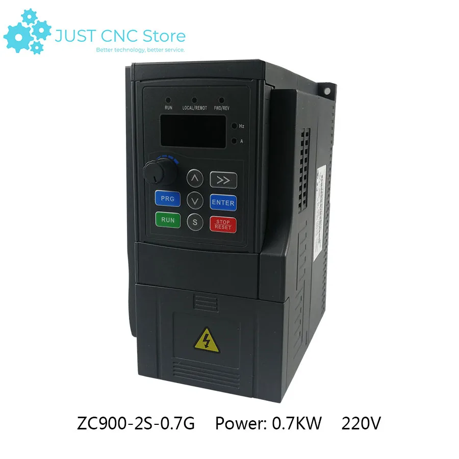 

XILINZC900-2S-0.7G 0.7KW 220V Single-phase inverter input VFD 3 Phase Output Frequency Converter Adjustable Speed 1500W 220V Inv