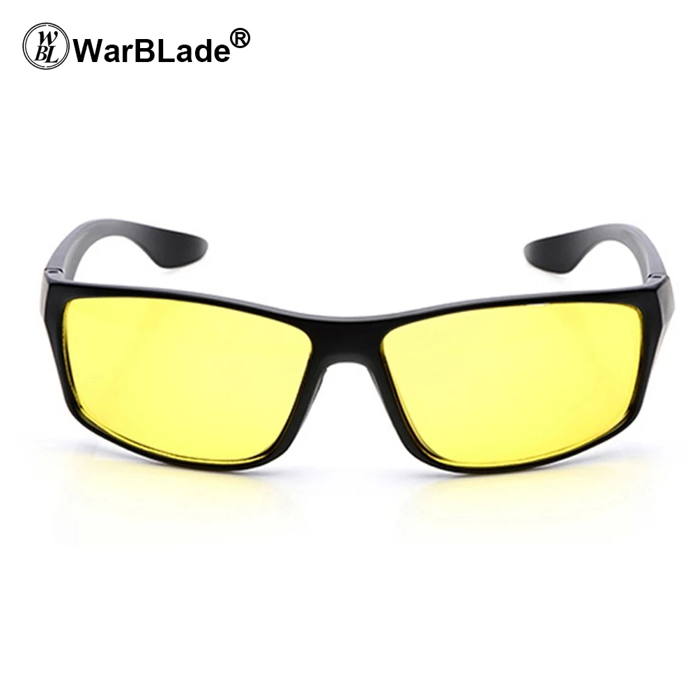 WarBLade Brand New Sport Goggles Night Vision Driving Glasses Polycarbonate Sunglasses Framework Anti Glare UV400 For Men