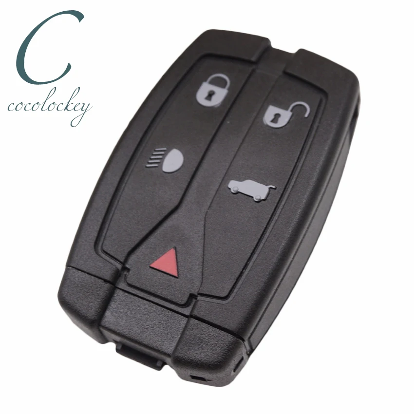 

Cocolockey Smart Remote Key Shell Fob fit For Land Rover Range Rover Freelander 2 LR2 Sport 5Buttons Key Blank Case Cover