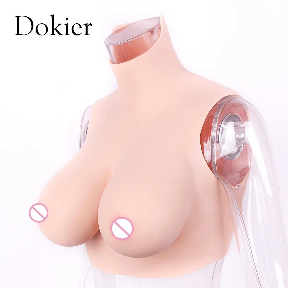 Dokier silicone crossdressing fake breast forms boobs for crossdressers drag queen sissy shemale transgenders transsexual