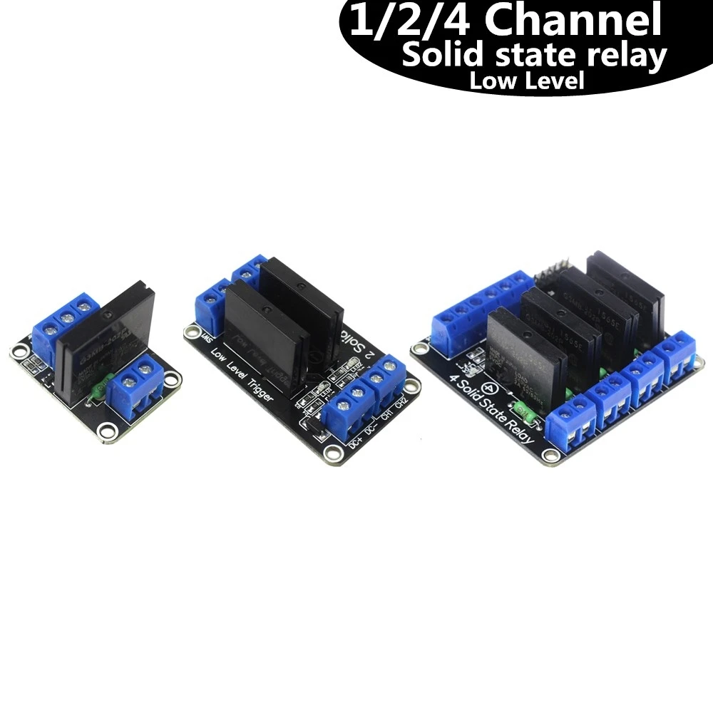 1/2/4 Channel Solid State Relay G3MB-202P DC-AC PCB SSR In 5VDC Out 240V AC 2A For Arduino