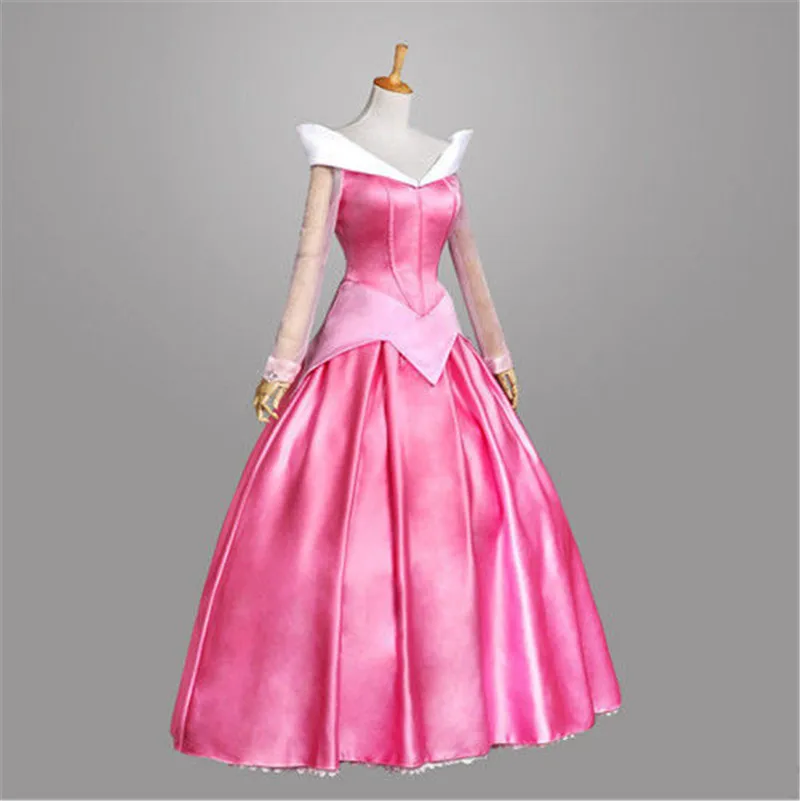 2021 Movie Sleeping Beauty Princess Aurora Luxury Fancy Adult Dress Cosplay Costume Halloween Christmas Woman Cloak Dress Set