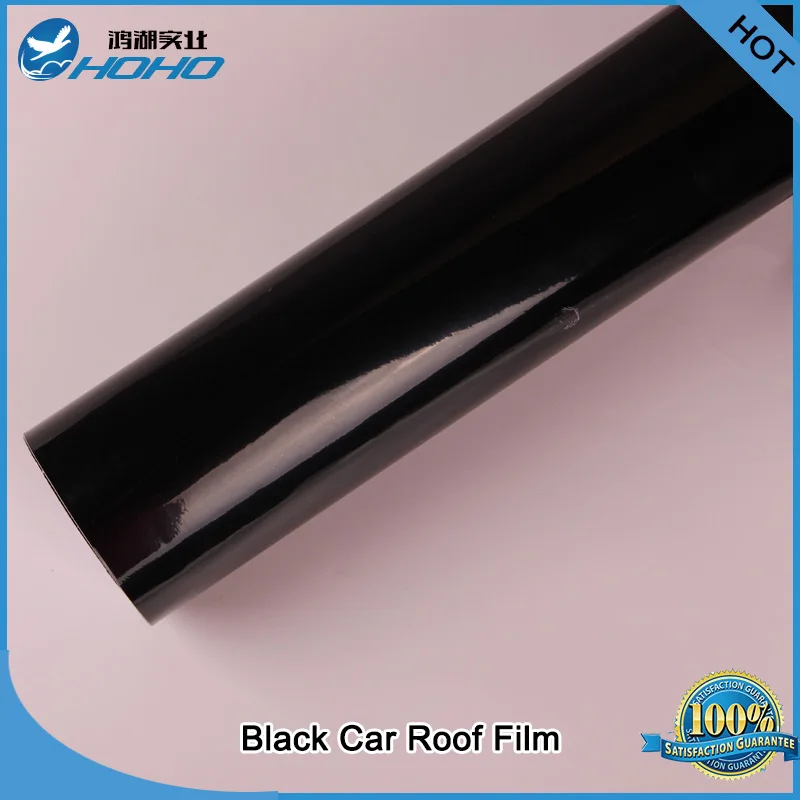 Sunice 1.35x3m Glossy Car Film With Bubble Free Black Car Roof Vinyl Film Stickers Auto Protective Car styling Accessories