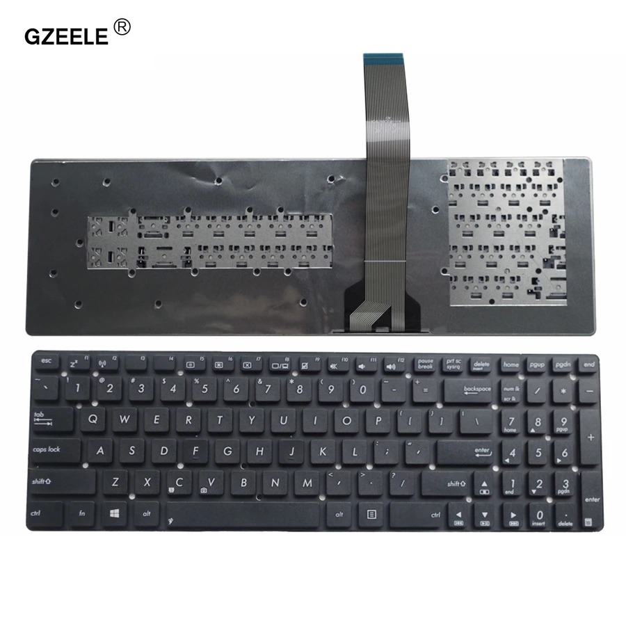 

GZEELE New for ASUS K55A K55VD K55VJ K55VM K55VS A55V A55XI A55DE A55DR R700V A55VM A55VD A55VJ US English laptop Keyboard