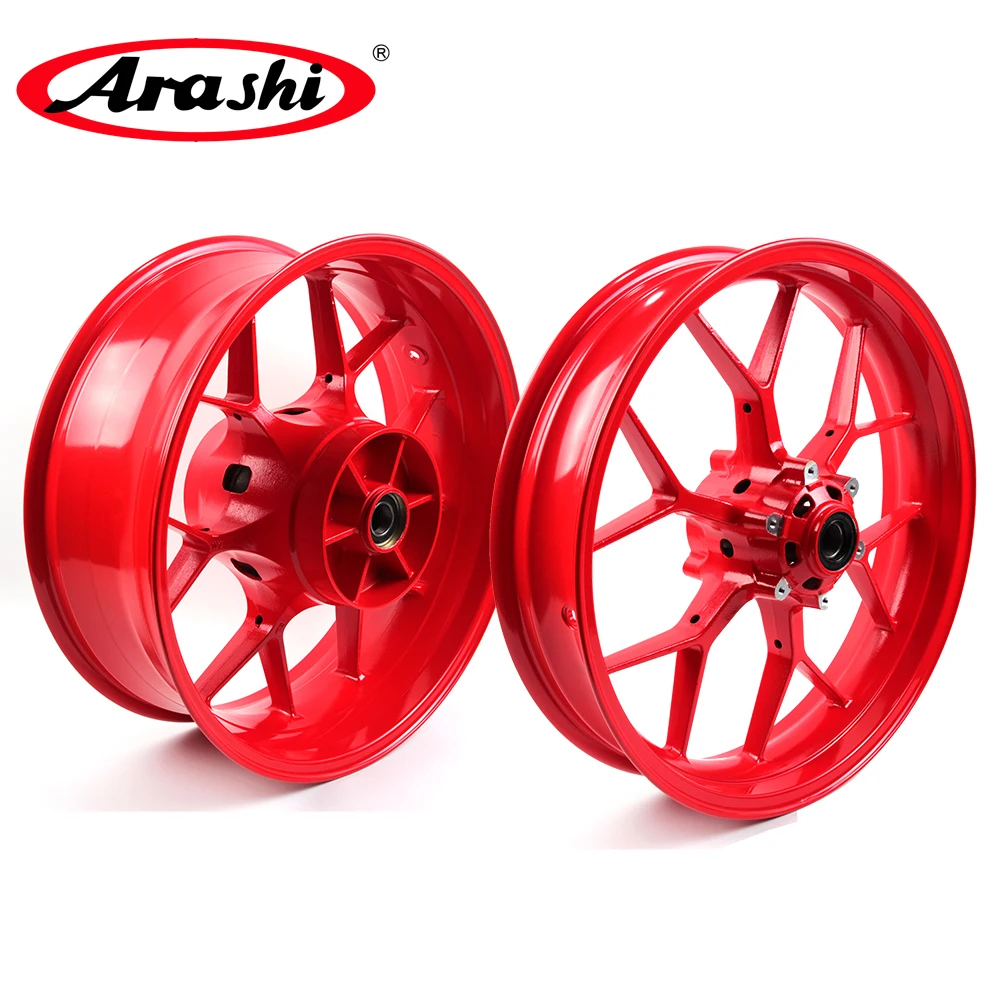 Arashi Customized Red CBR1000RR 2008-2016 Front Rear Wheel Rim Rims For Honda CBR 1000 RR 1000RR 08-16 2016 2015 2014 2013 2012